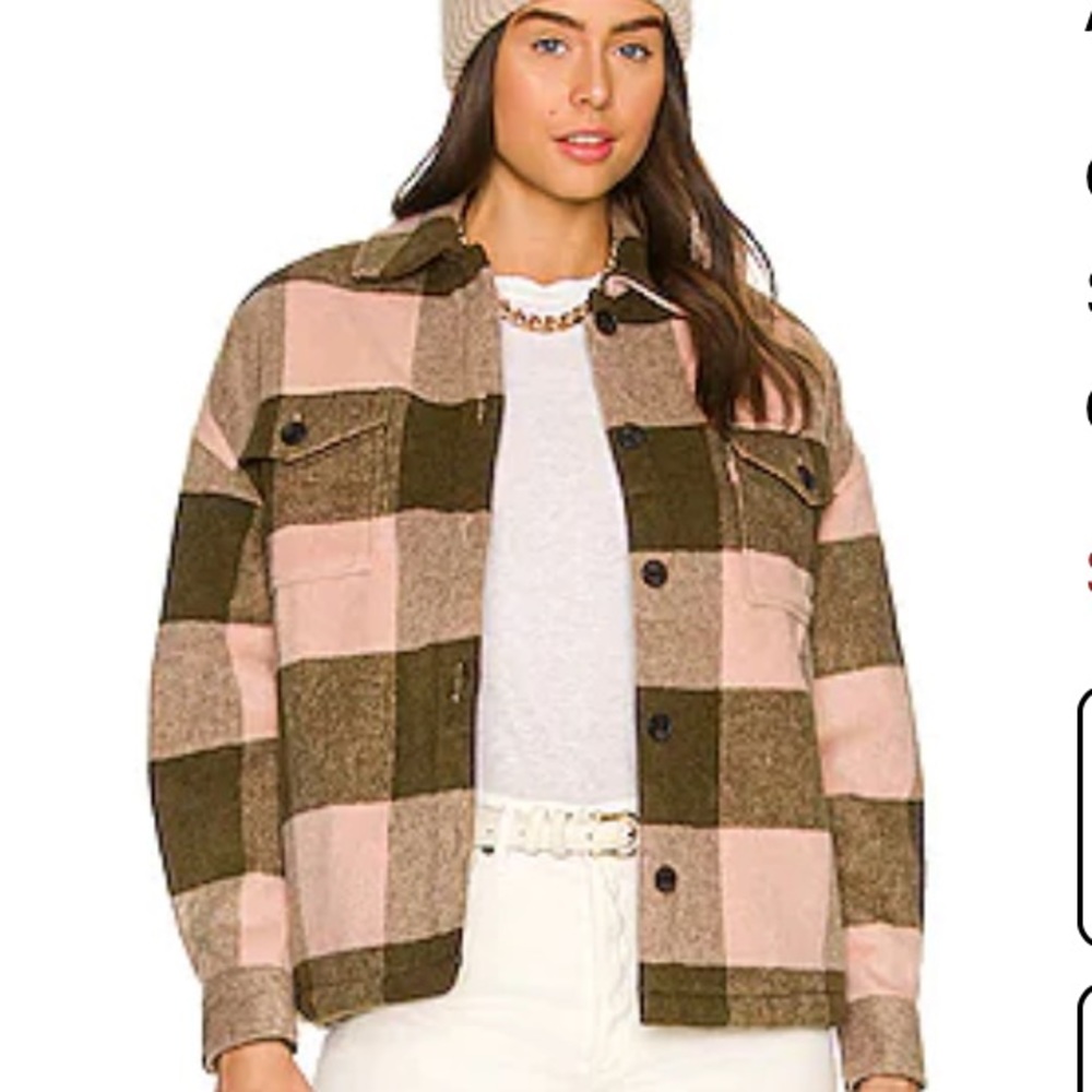 Luella Check Jacket
ALLSAINTS
Color: Khaki & Pink
Size: 4
NWOT